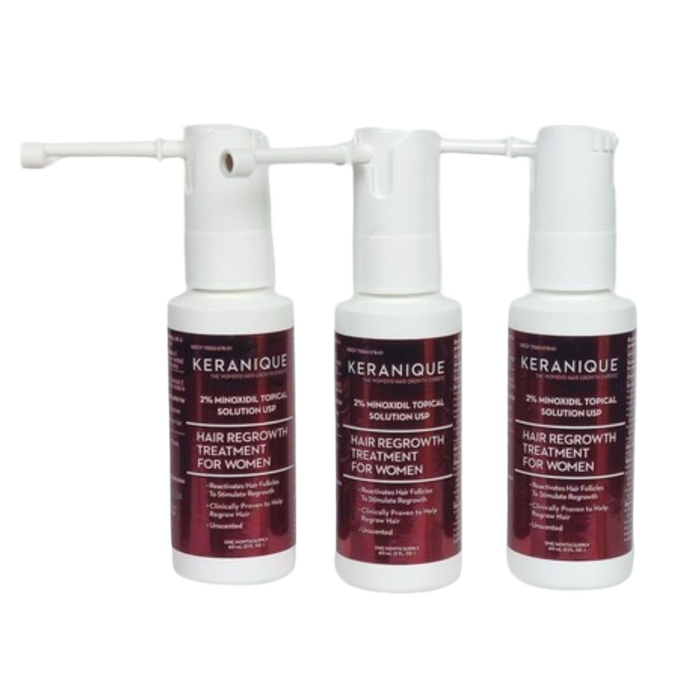 KERANIQUE • Hair Regrowth Treatment for Women 3-Month Supply